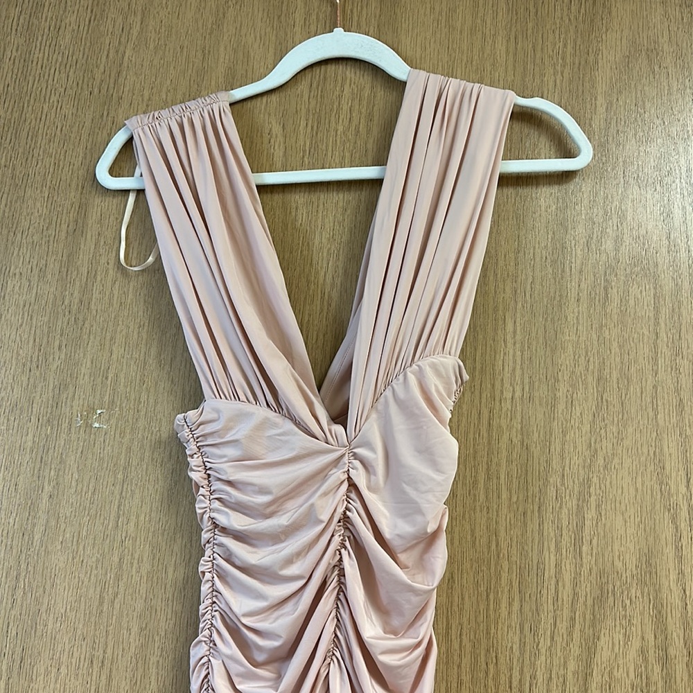 Chance ruched stretch-jersey midi dress - Picture 6 of 8